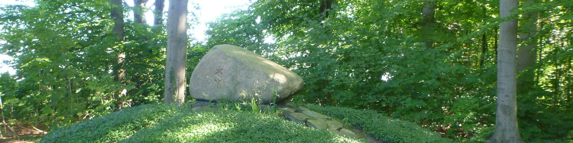 Grave of Hans Much in a forrest close to Nottensdorf