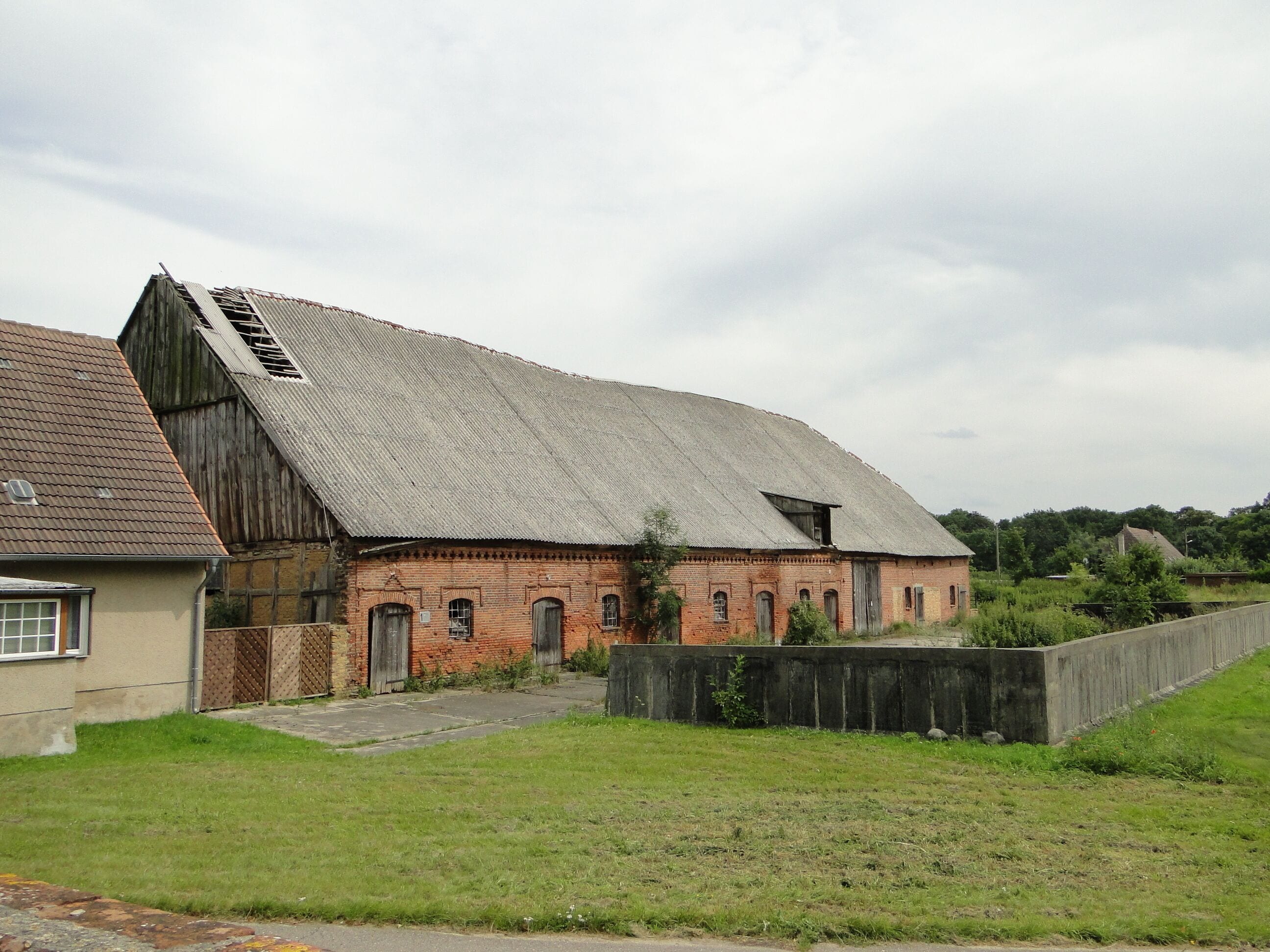 Barn (?) in Jatzke, district Mecklenburg-Strelitz, Mecklenburg-Vorpommern, Germany
