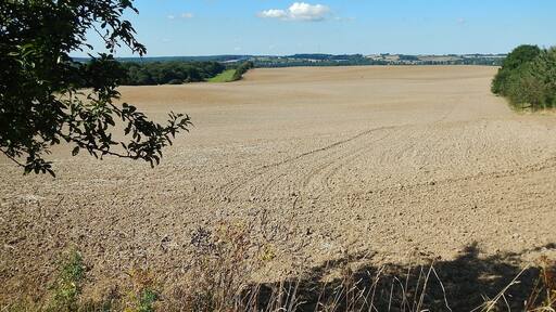 An der ehemaligen innerdeutschen Grenze in der Nähe vom Mechower Holz