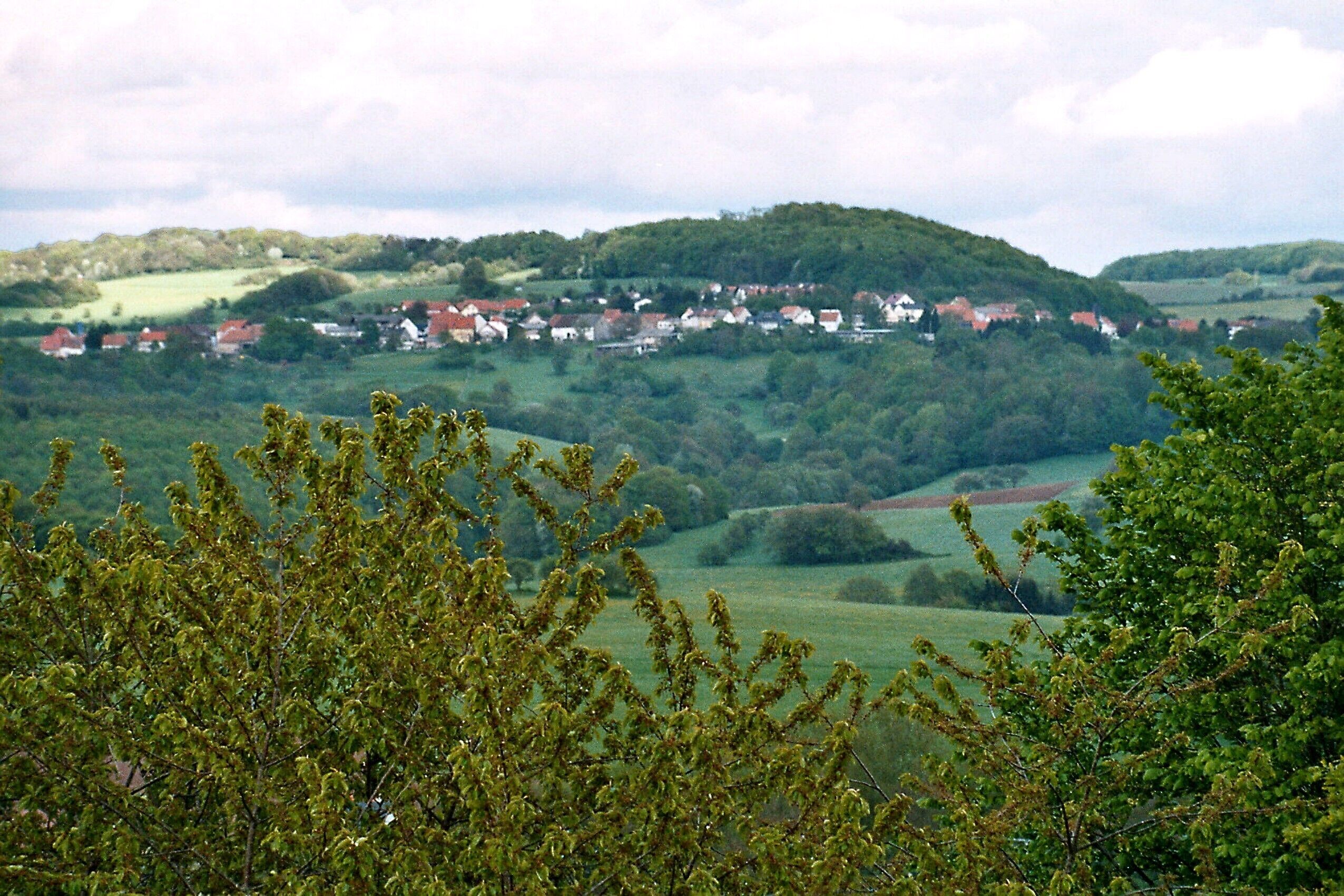 View from the Liebenburg to Roschberg