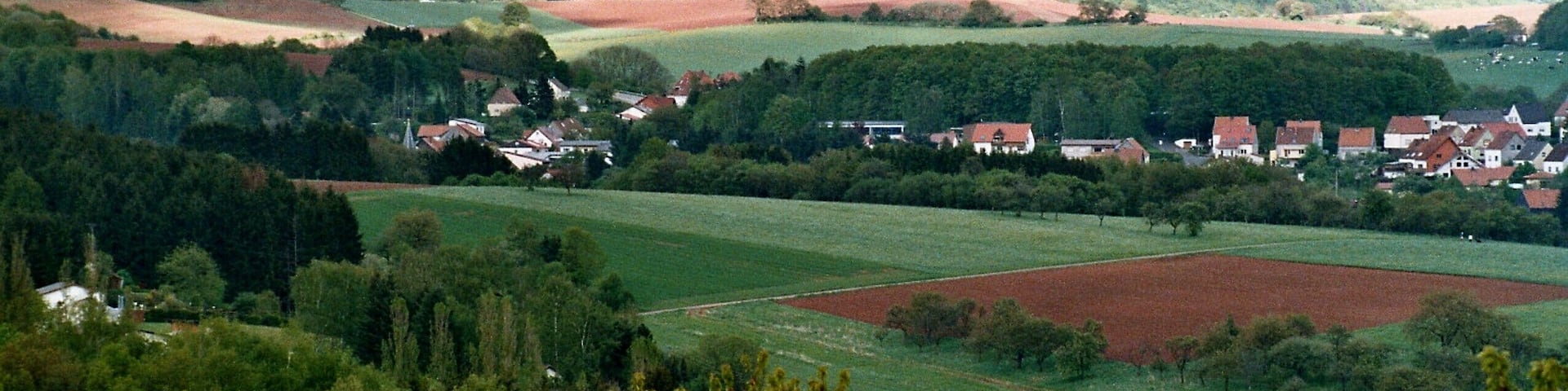View from the Liebenburg to Furschweiler