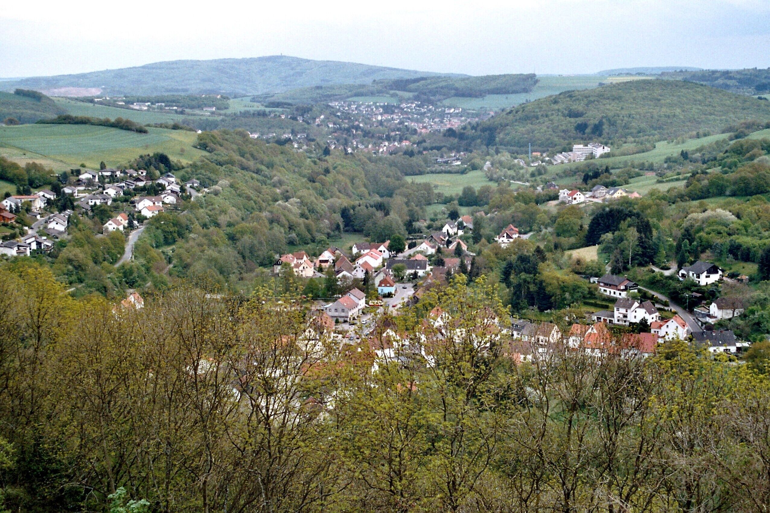 View from the Liebenburg to Ruthweiler