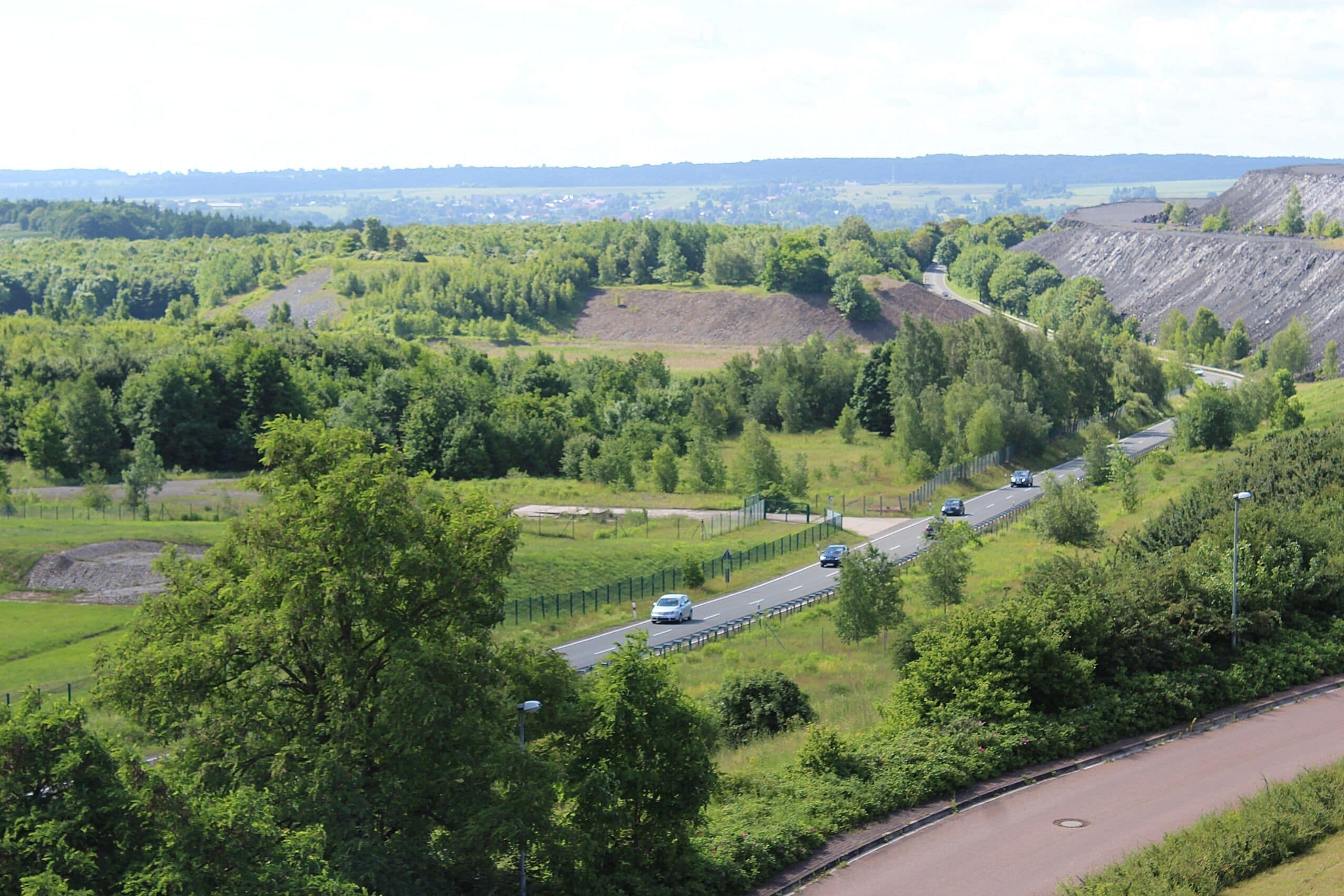 Helbra, view from the Schmid shaft to soutern direction
