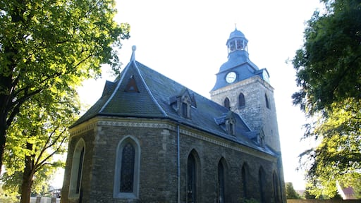 Die Dorfkirche von Quenstedt im Landkreis Mansfeld-Südharz
