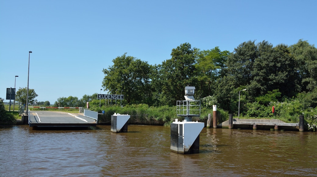 Kudensee, Fähranleger am Nord-Ostseekanal