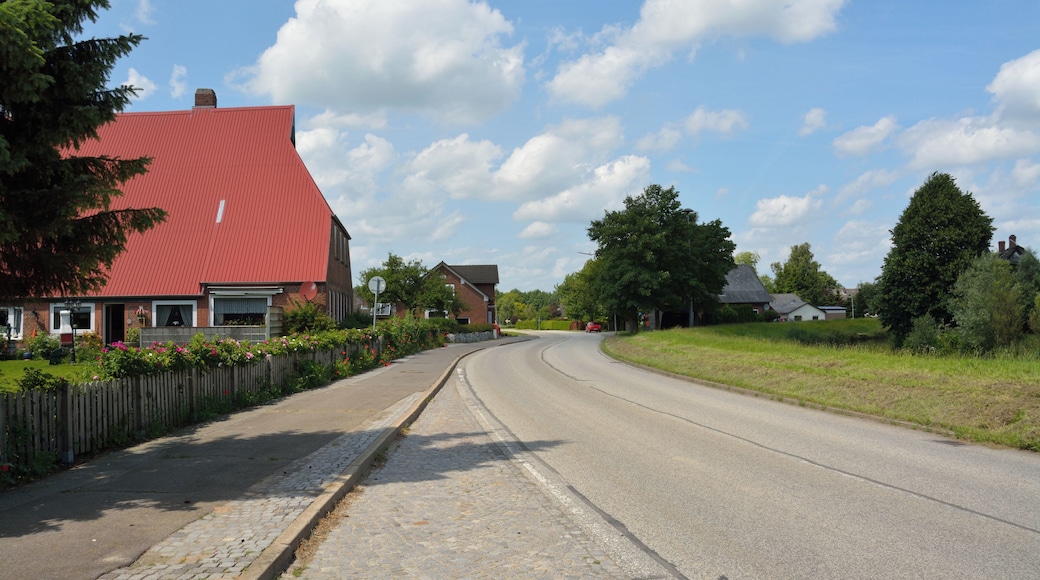 Impression der Hauptstrasse von de:Brekdorf