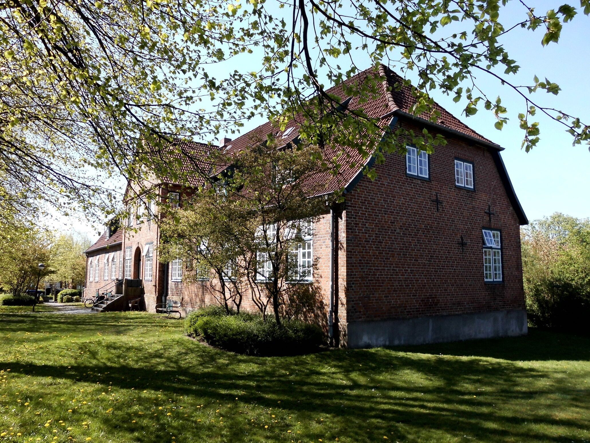Das Pächterwohnhaus in der Domäne Kronshagen bei Kiel.