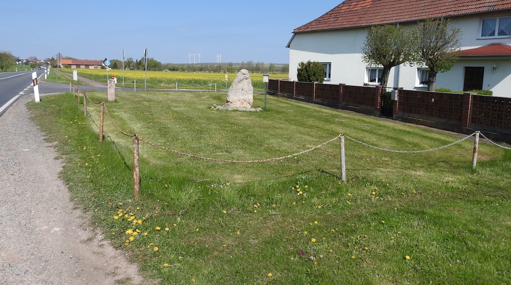 Menhir of Nohra, Wipper, Thuringia, Germany