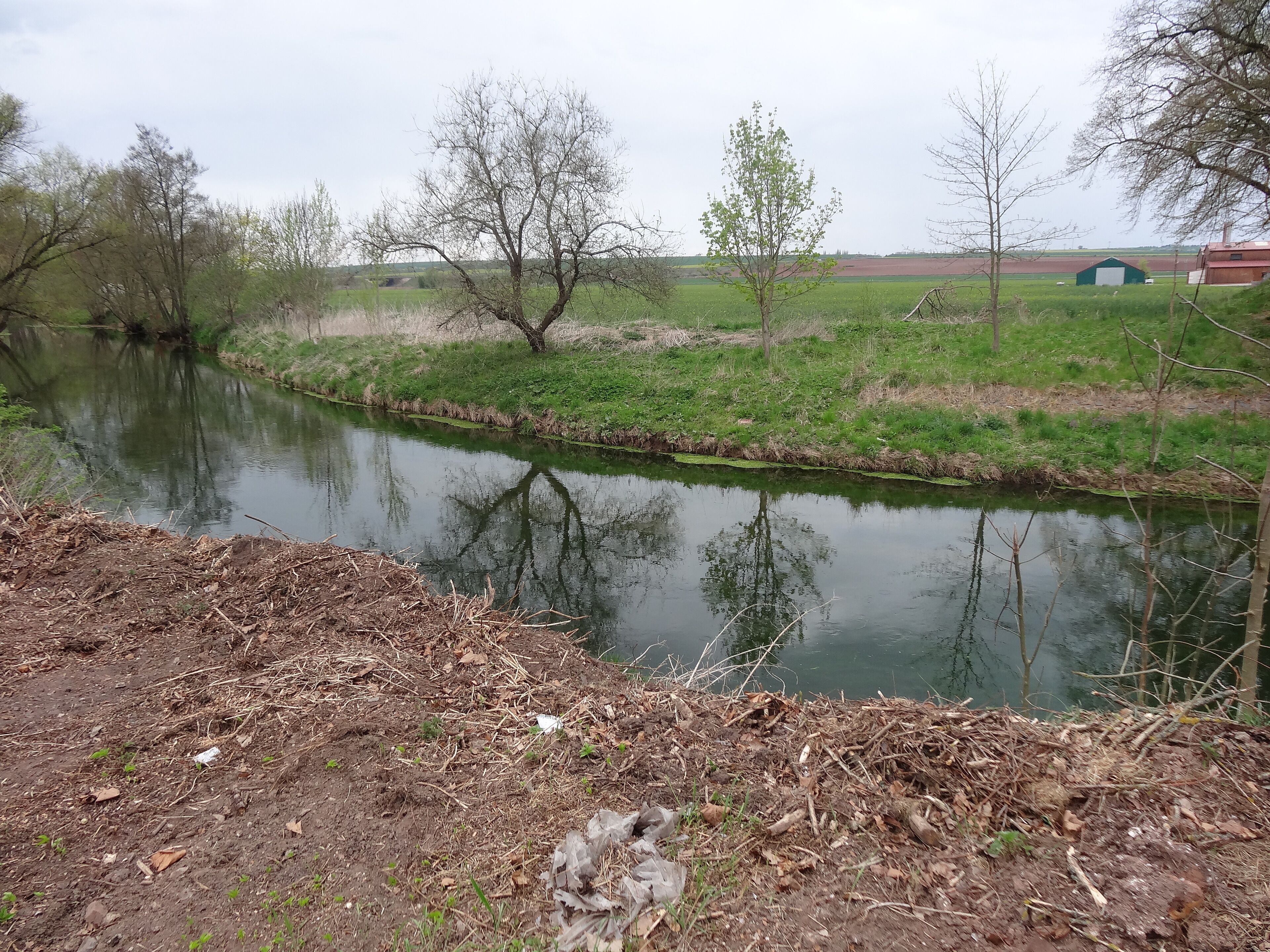 River Wipper in Kinderode, Thuringia, Germany
