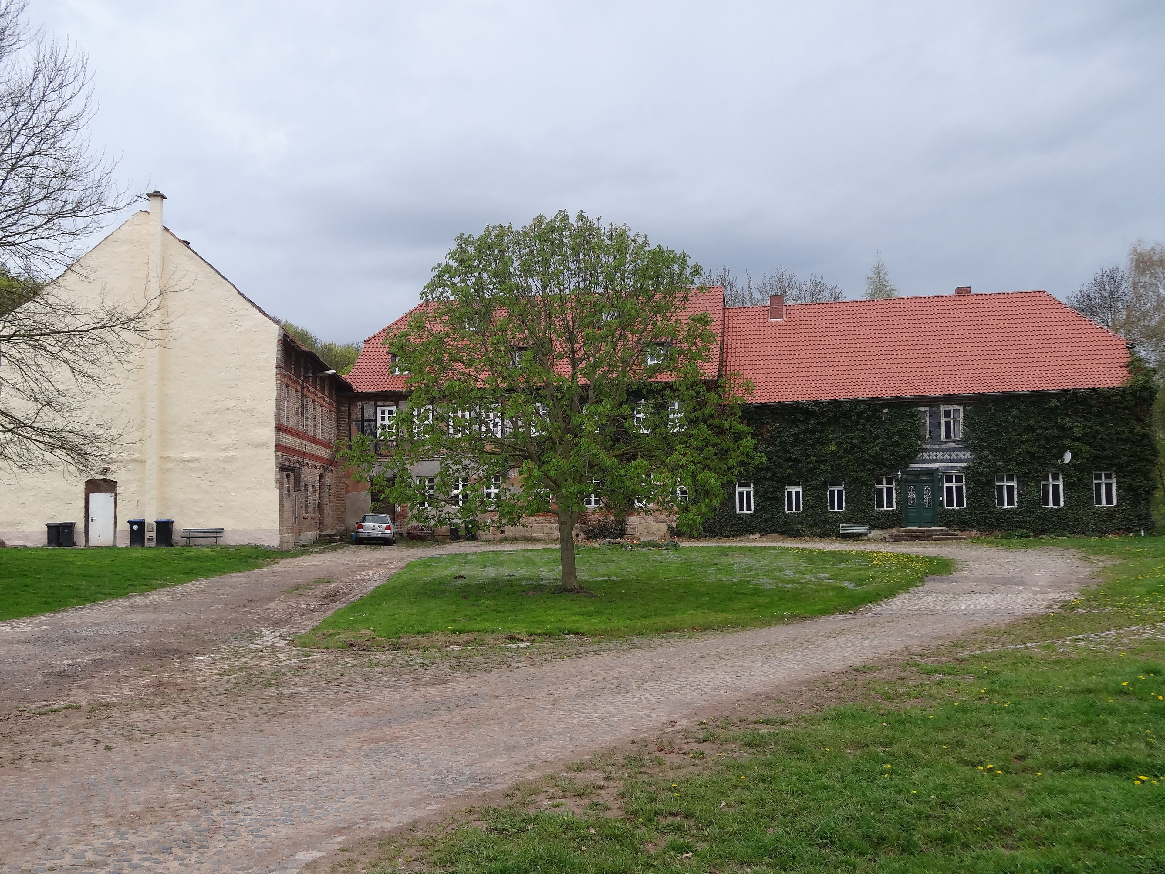 Houses in Kinderode, Thuringia, Germany