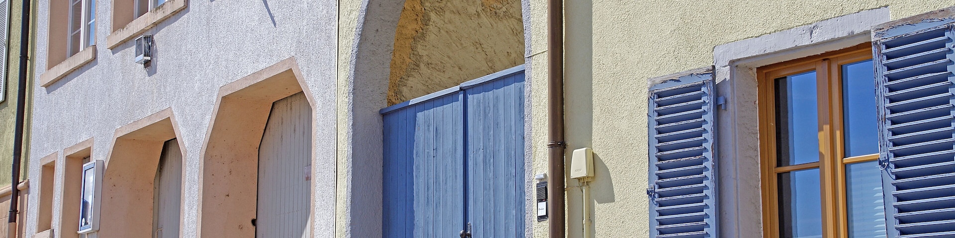 On our Viking Rhine River Cruise the smaller German towns had narrow roads and beautiful views.