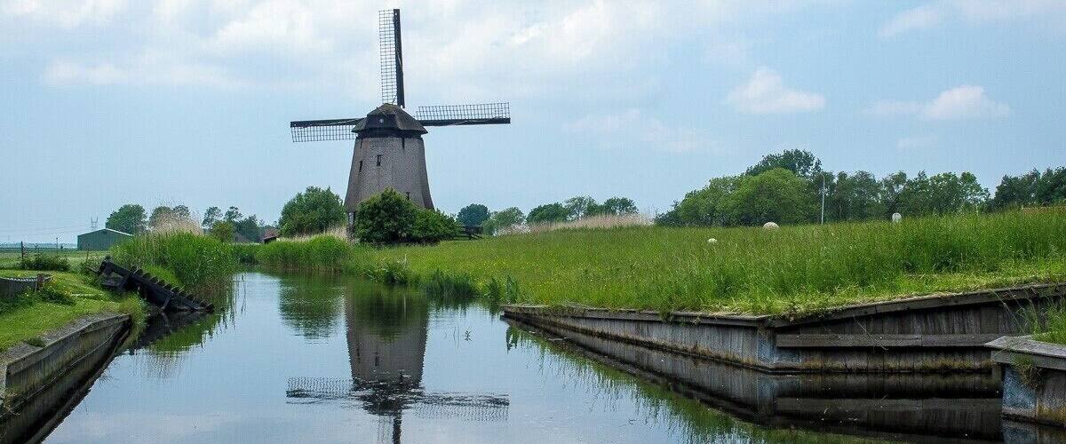 Windmill near Schermerhorn, Holland.