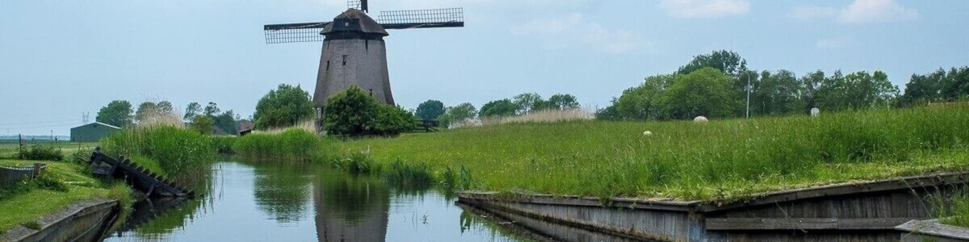 Windmill near Schermerhorn, Holland.