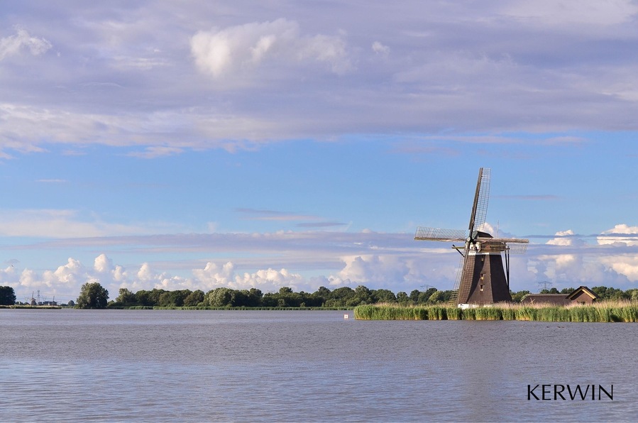 A beautiful and relax nature area in so-called Green heart in the Netherlands.