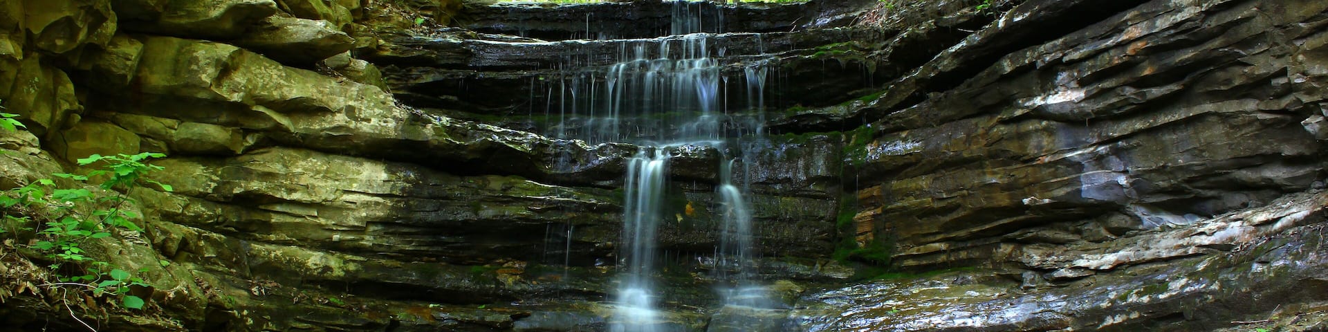 Monte Sano State Park Waterfall Landscape in Alabama
