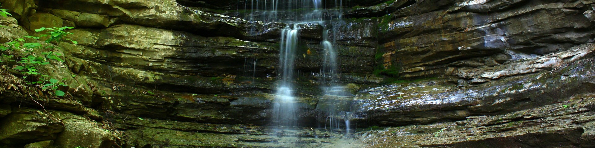 Monte Sano State Park Waterfall Landscape in Alabama