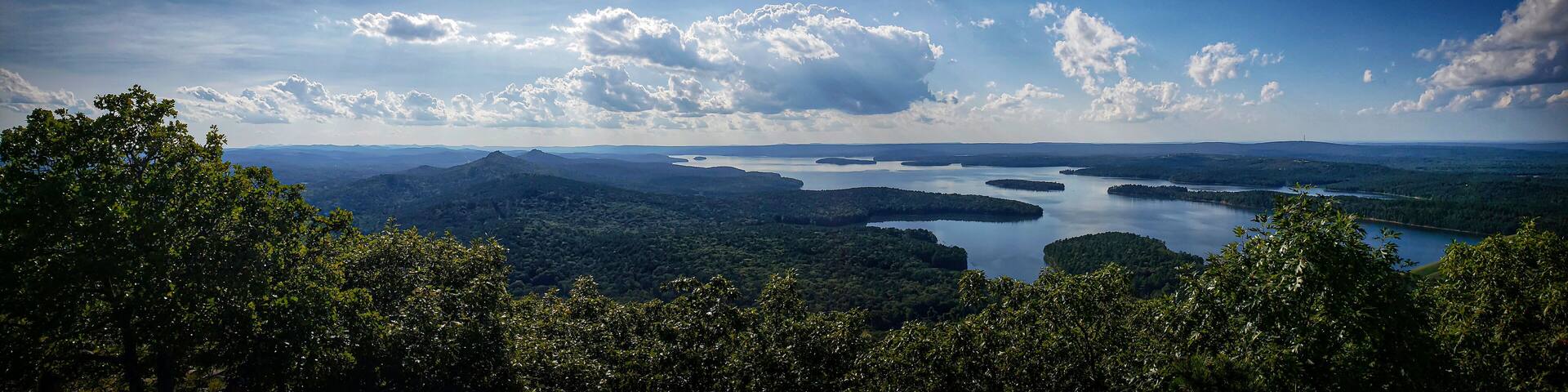 View from Pinnacle Mountain, Arkansas.