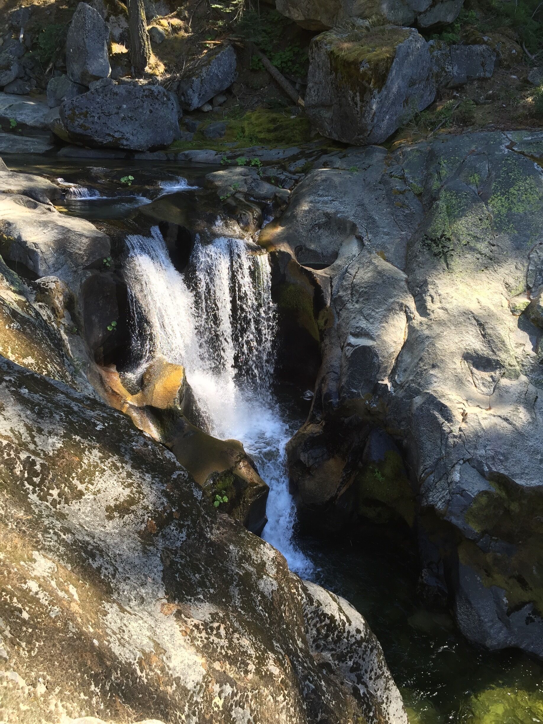 One of two beautiful waterfalls, couldn't get s good shot of the second tier.