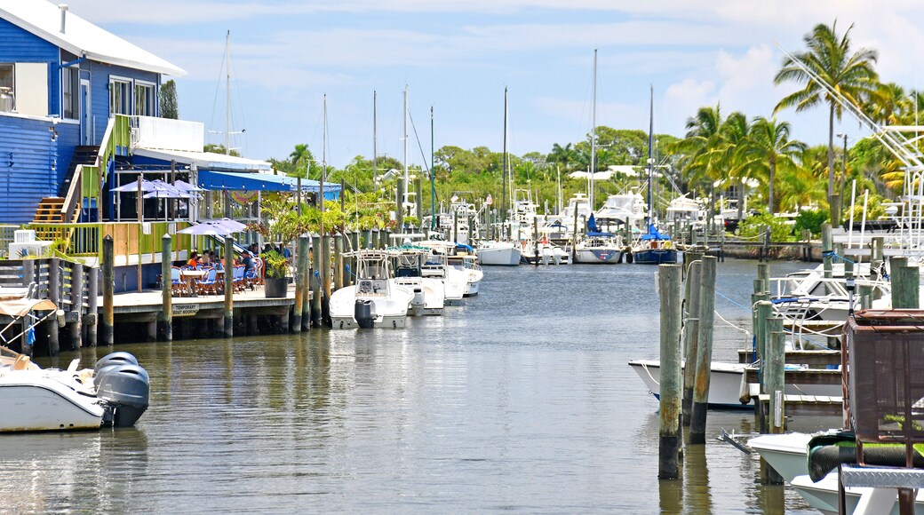Boats at harbor in Port Salerno south of Stuart along the intracoastal waterway in Florida