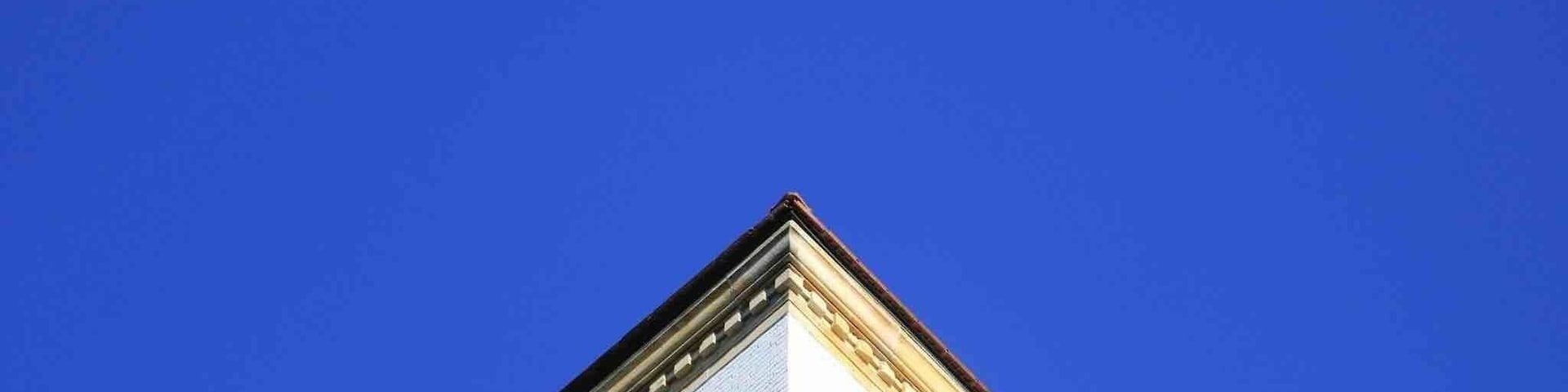 Minimalist photo of the Saint Leo abbey church in Saint Leo Florida