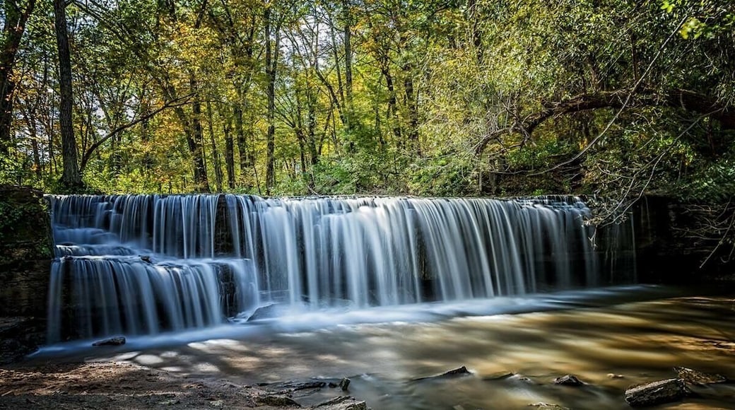 Hidden Falls on an autumn day in Nerstrand, MN
