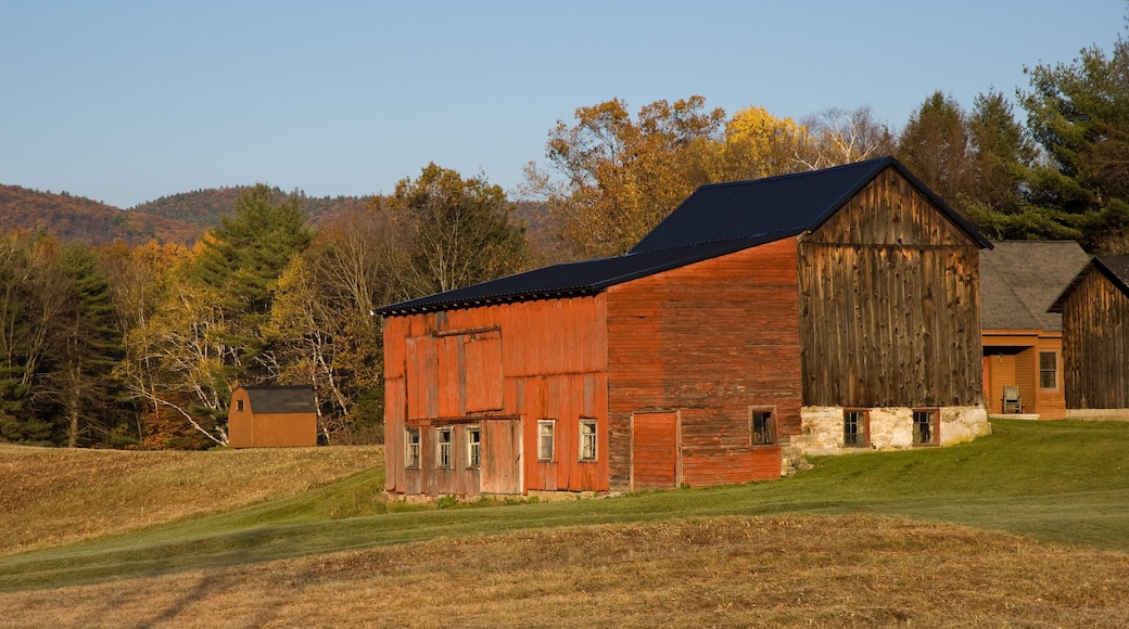 Autumn Barn at Sunrise
