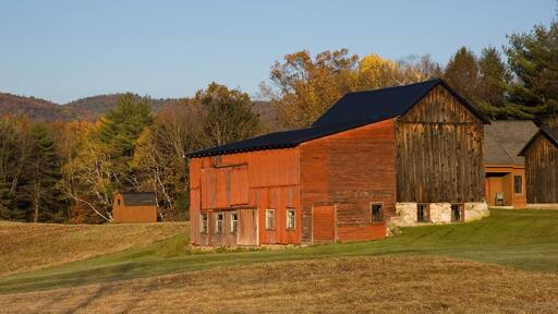 Autumn Barn at Sunrise