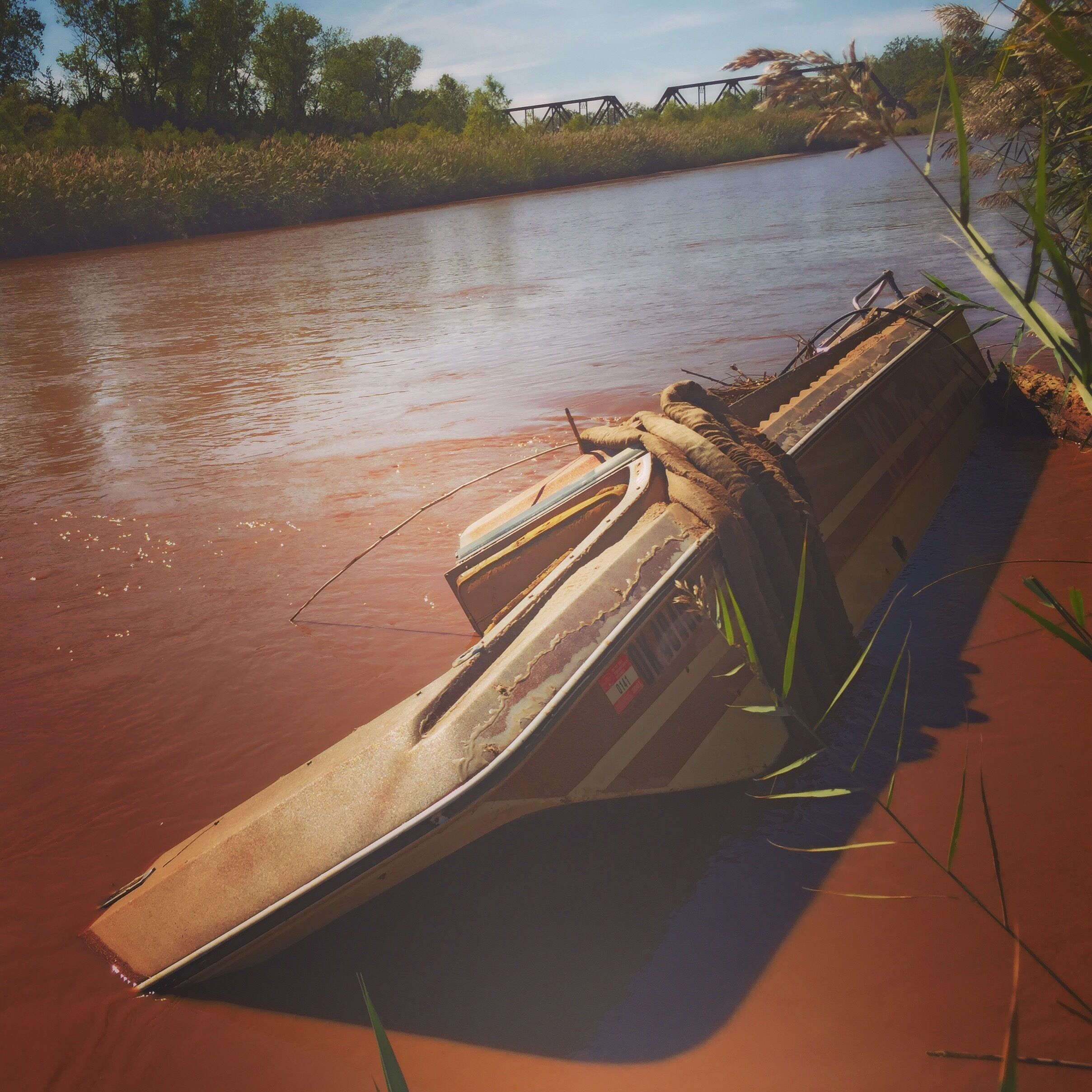 This is a neat drive up the South Canadian River, a lot of cool scenes like this if you have a high clearance vehicle. 