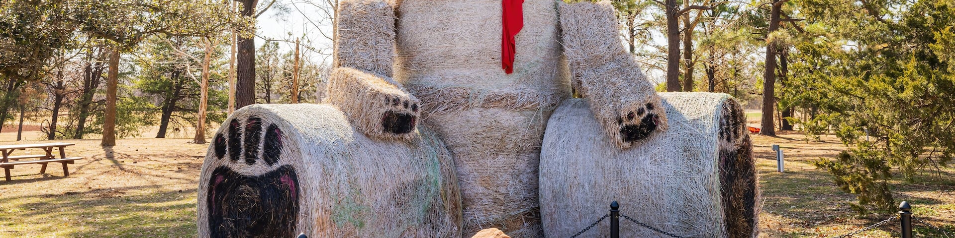 Sunny view of The Botanic Garden of Oklahoma State University