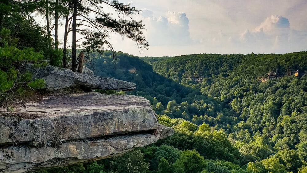 Beautiful trail, only 2 miles long, out and back, lots of photo opportunities, with a waterfall and and an amazing overlook.