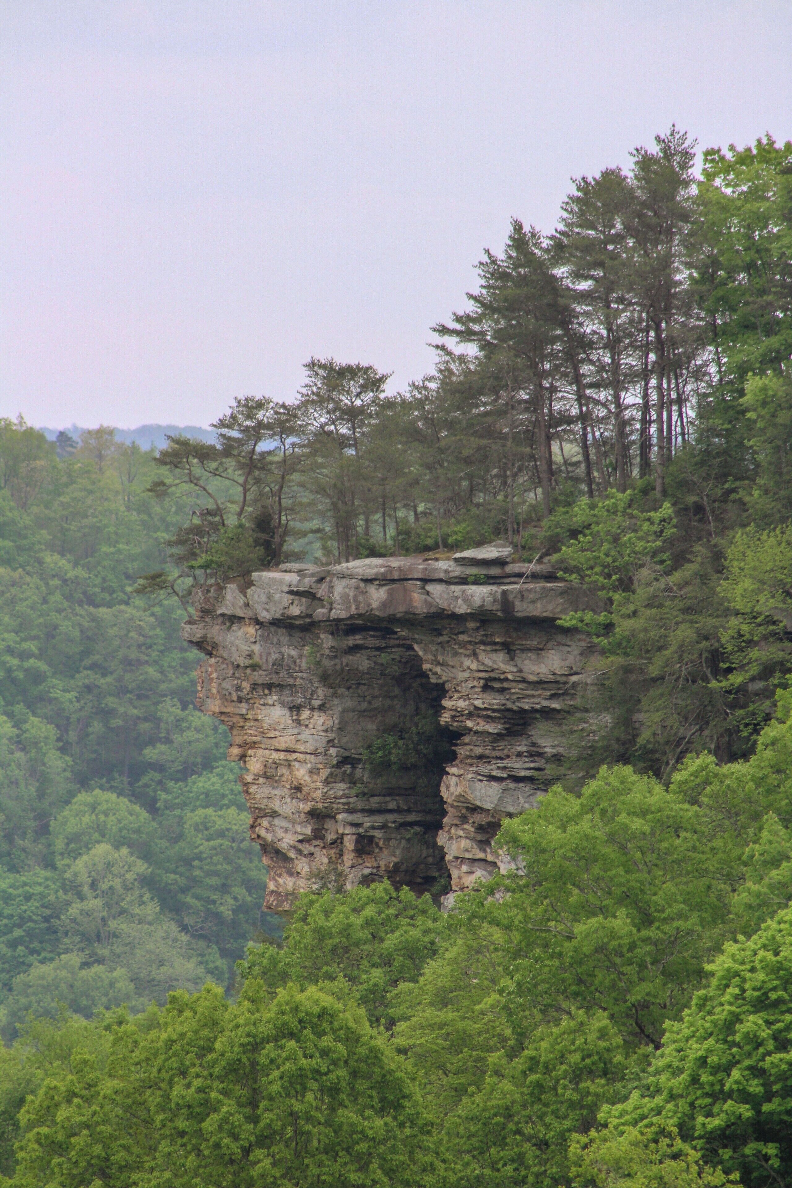 Took this photo at the Stone Door overlook. Love visiting the Great Stone Door in Beersheeba Springs, Tennessee. 

Read more about my adventures here: http://thewalkingmermaid.com/blog/south-cumberland-tn-backpacking-guide