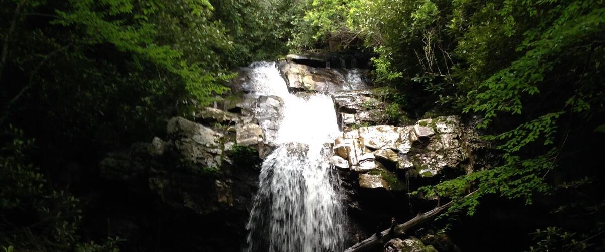 Beautiful and very much isolated. This is one of 5 other waterfalls located in the park. Majority of these falls are located off "ninja" trails. Trails that are not so noticeable at first or second glance.
