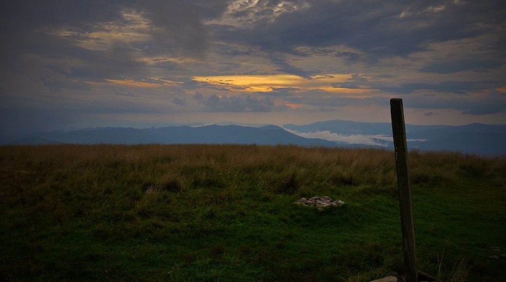 Sunset over the Appalachian Mountains. Photo was taken from Big Bald Mountain on TN/NC border from the Appalachian Trail.