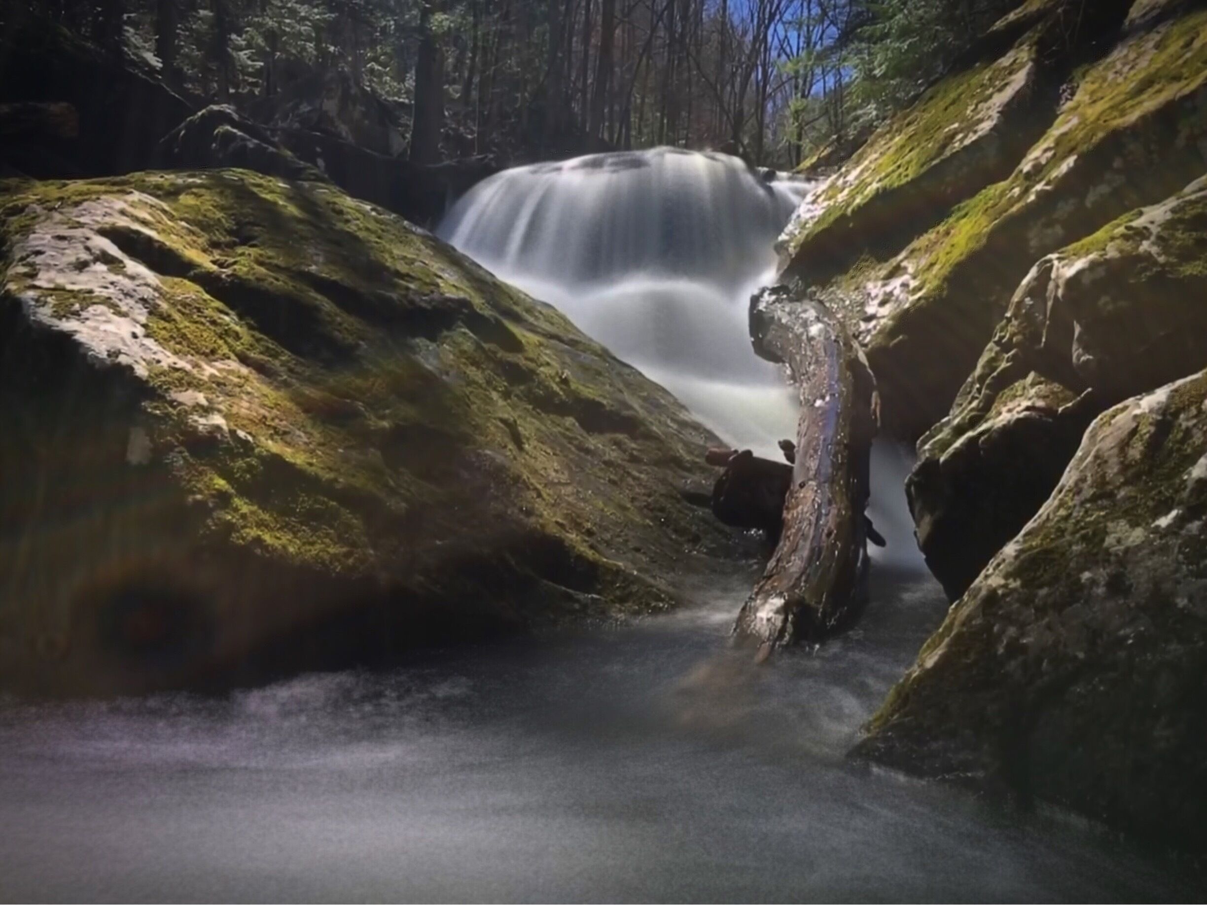 Nice hike into Collin’s Gulf.  Rainy season waterfalls are a sight to see.  