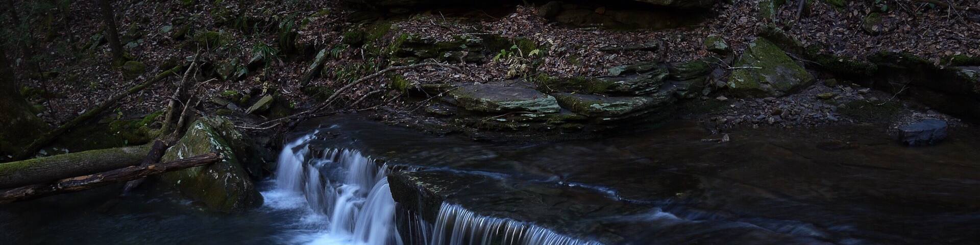Very peaceful and smooth flowing hike on the Cumberland Trail- Piney River Segment. Many small waterfalls and swimming holes along the way.