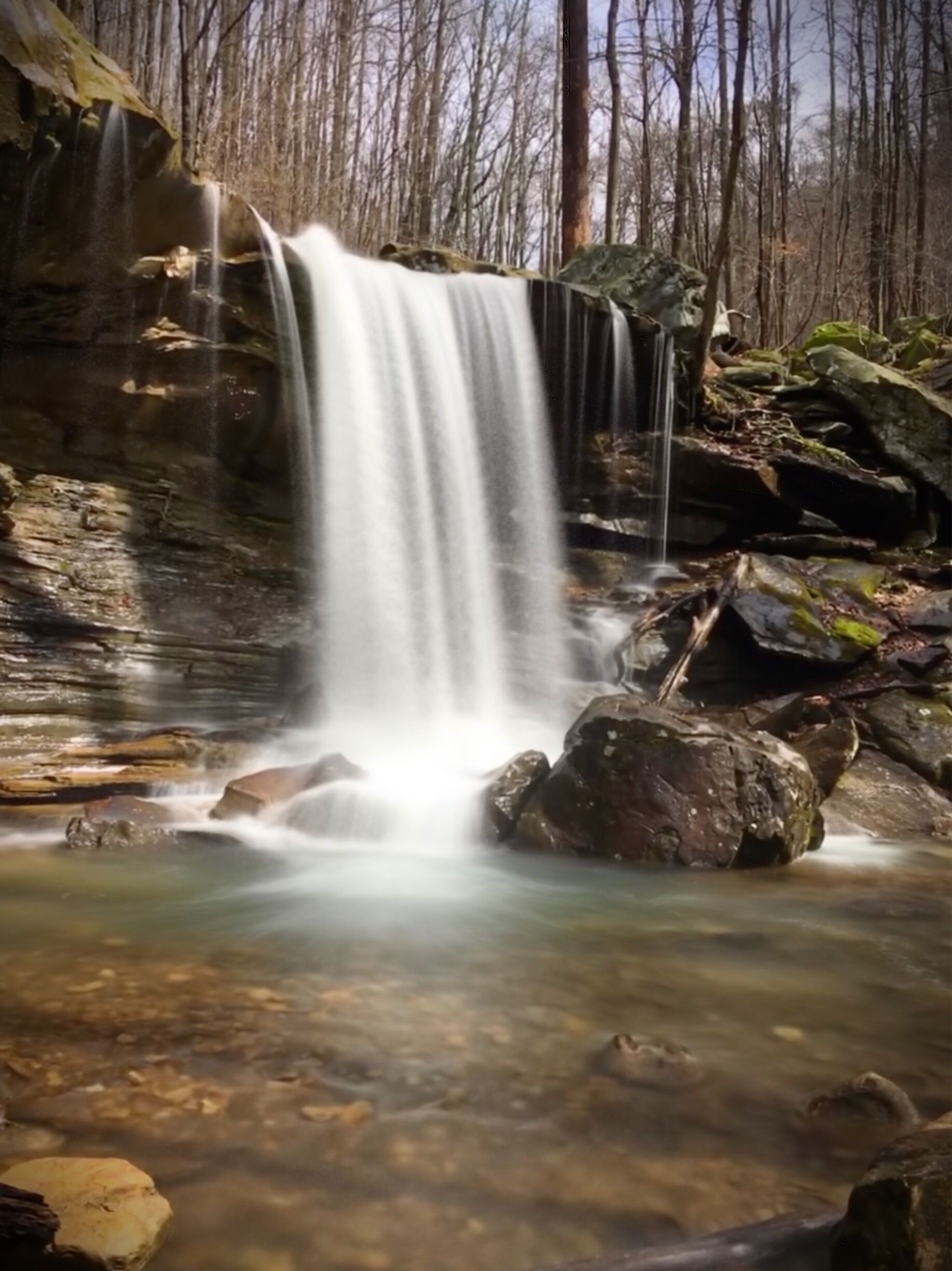 Frozen Head State Park Emory Gap Trail. Nice hike to a really cool waterfall. 