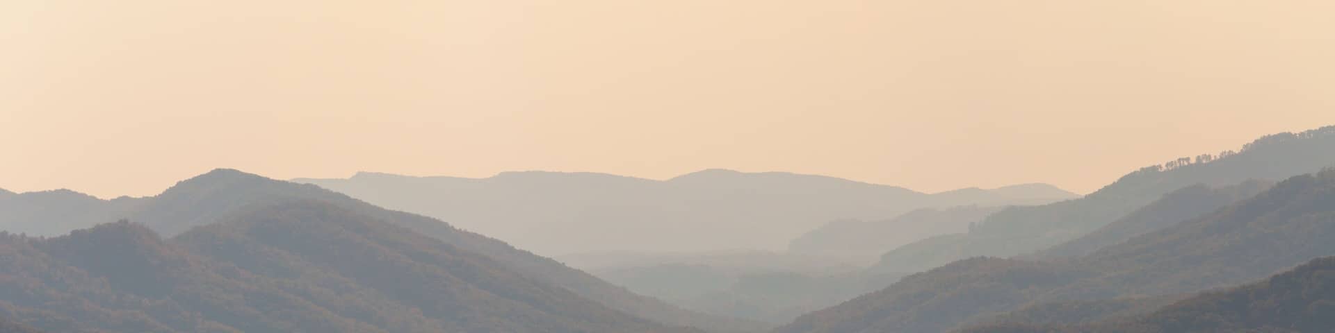 Hazy Morning Overlook at Cumberland Gap National Historical Park