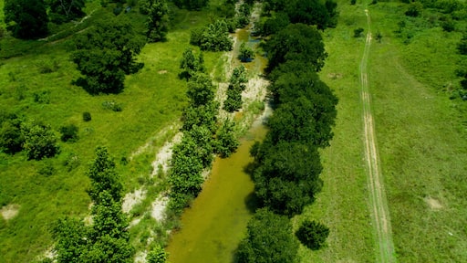 Texas Creek Aerial-Hill Country Creek