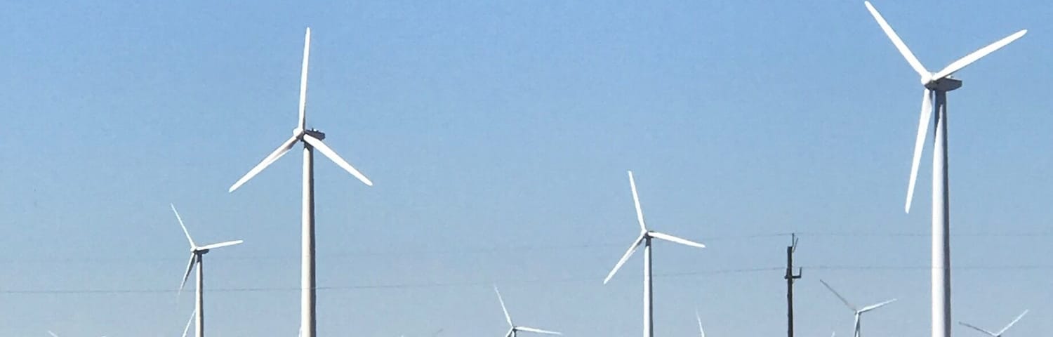 There are a whole bunch of windmills out here on the way to Lubbock!