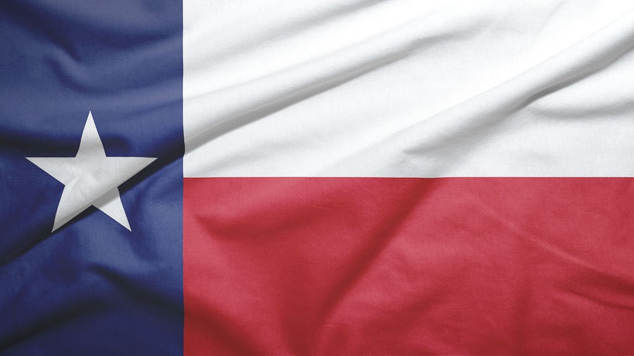 Texas state of United States of United States flag