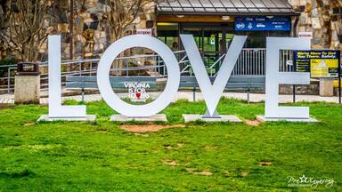 Love sign at the rest area
