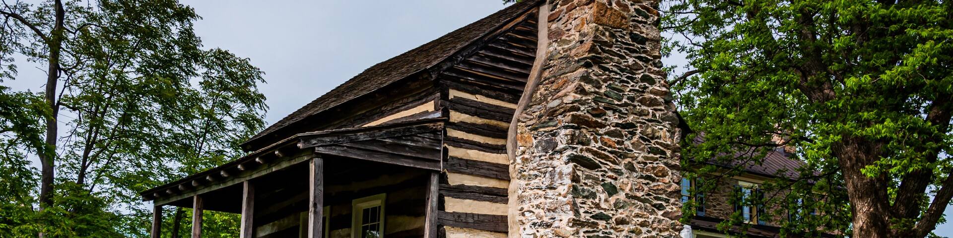 Log Cabin, Sky Meadows State Park, Virginia, USA, Delaplane, Virginia
