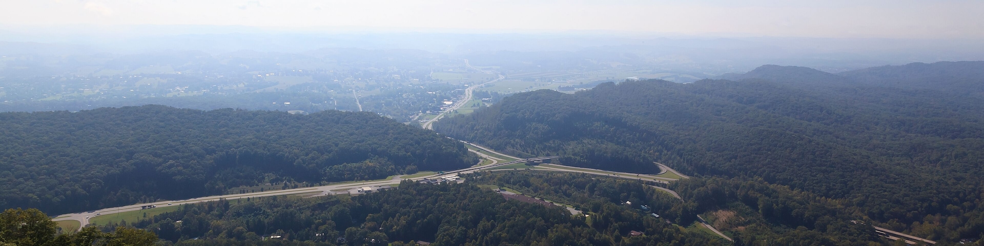 Cumberland Gap View from Pinnacle Overlook in Kentucky