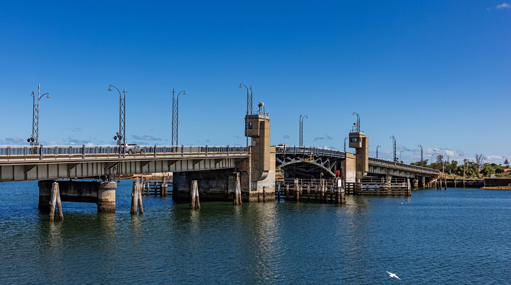 Port Adelaide, South Australia - Birkenhead Bridge across port Adelaide River