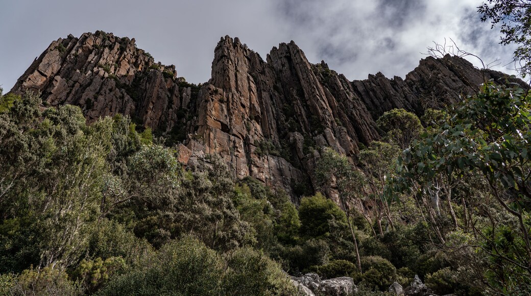 The Organ Pipes on Mount Wellington / kunanyi in Hobart, Tasmania