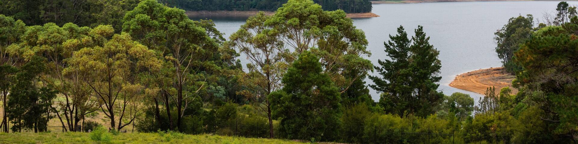 Maroondah Reservoir in Victoria, Australia.