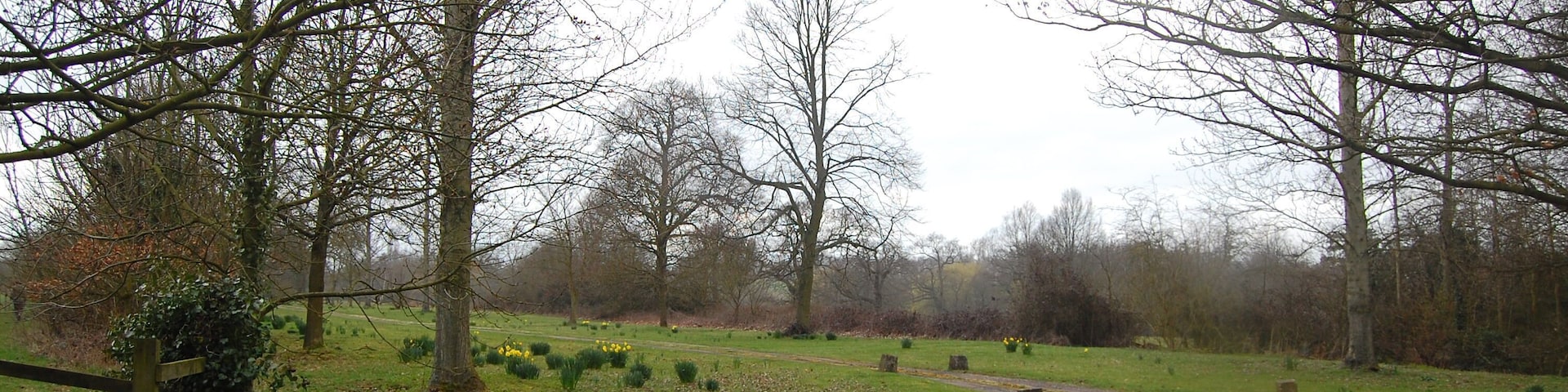 The Essex Way 19 The Essex Way crosses the track into the grounds of Greensted Hall.