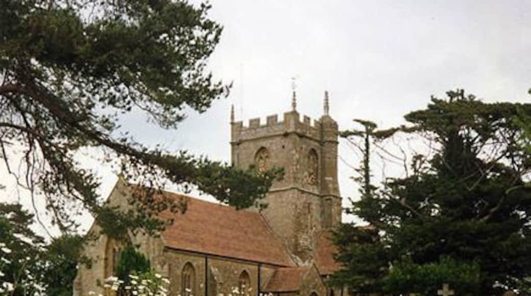 Odcombe church. The cruciform church stands on a hill overlooking Yeovil to the east. Brympton d'Evercy is also nearby
