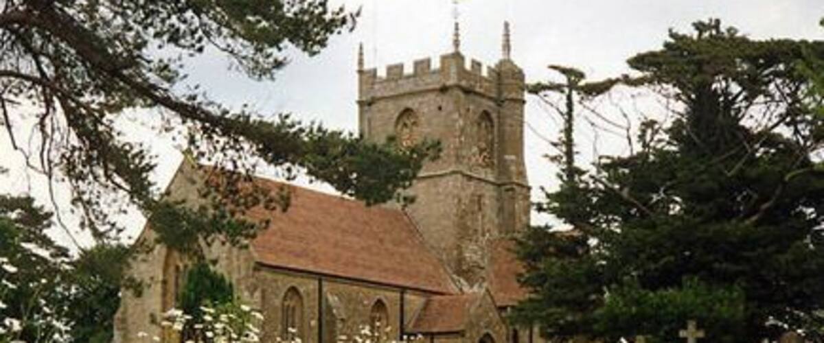 Odcombe church. The cruciform church stands on a hill overlooking Yeovil to the east. Brympton d'Evercy is also nearby