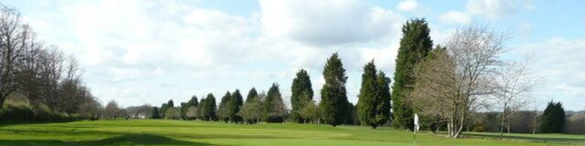 Fourteenth Hole At Flackwell Heath Golf Club. Viewed the footpath off Links Way.